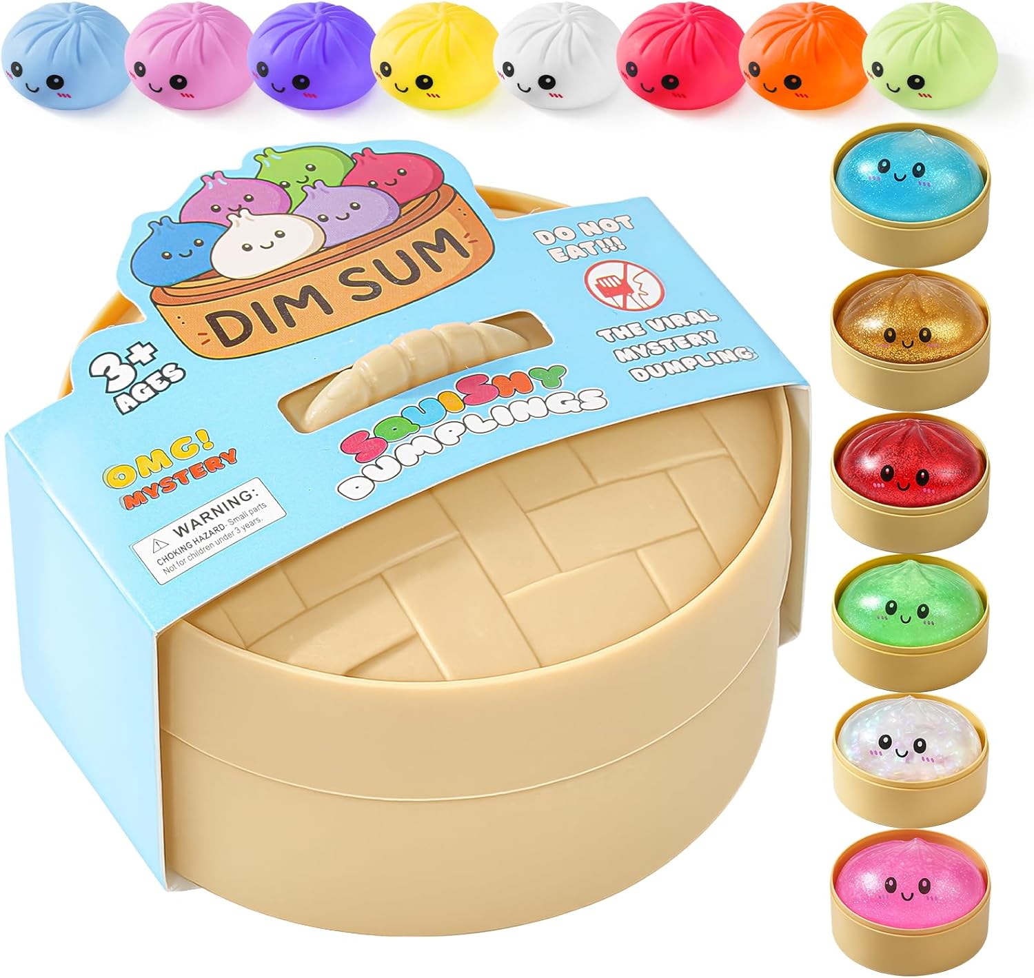Glitter Dumpling Mystery Box – Random Squishy