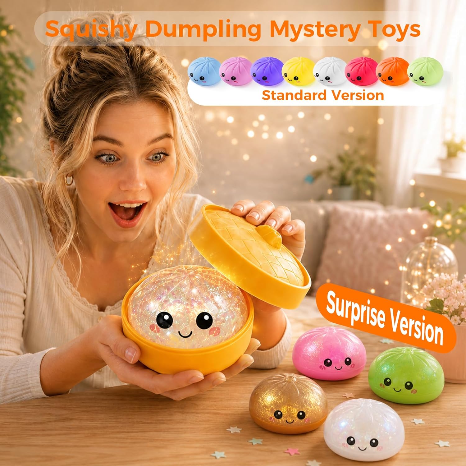 Glitter Dumpling Mystery Box – Random Squishy