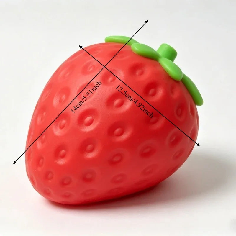 Giant Strawberry Squishy Toy