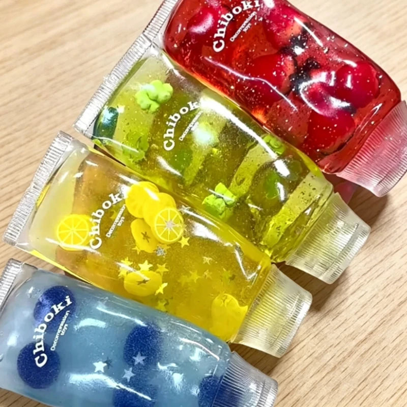 Fruit Jelly Tube Squishy Stress Relief Toy