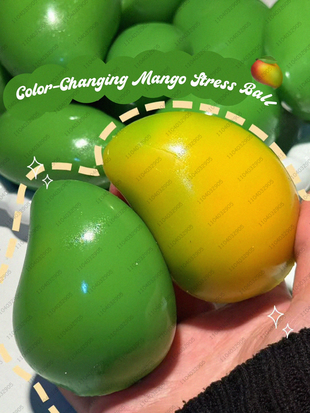 Mango Color-Changing Squishy Stress Ball