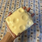 Jumbo Cheese Cube Stress Ball